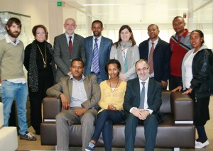 Un momento de la visita de la delegación etíope. Fotografía: Sescam
