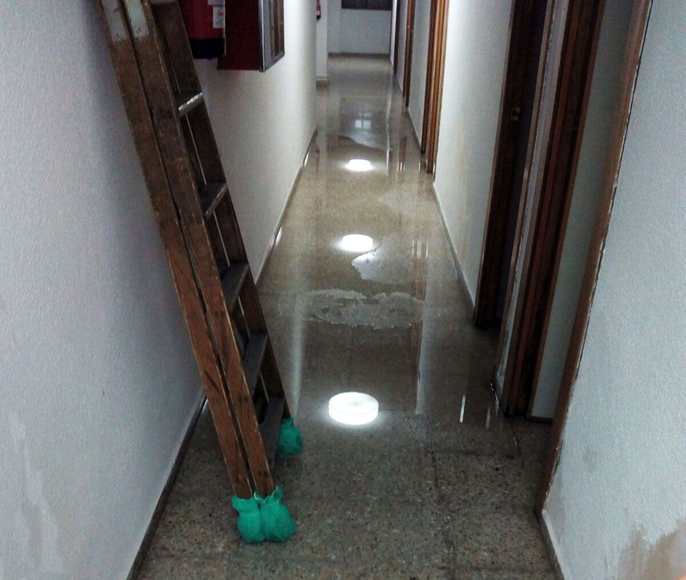 hospital Albacete lluvia