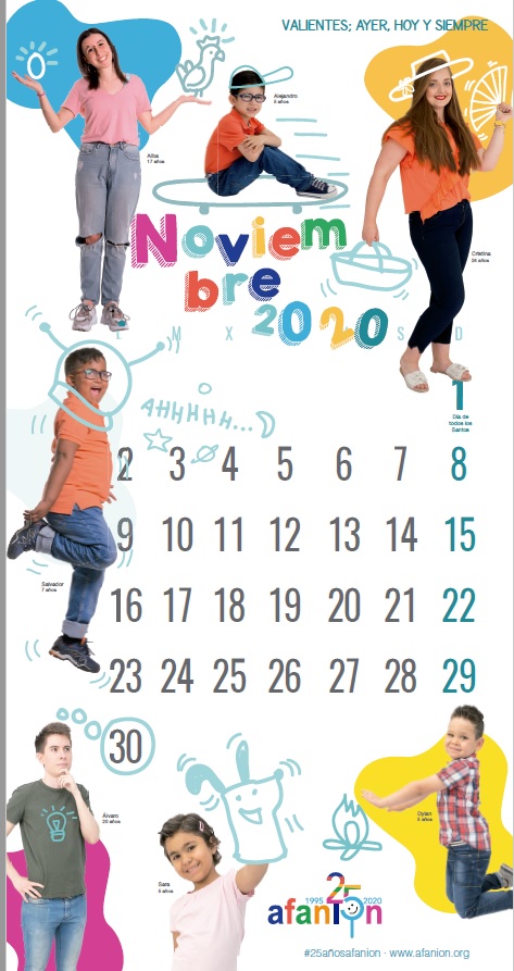 calendario Afanion 2020