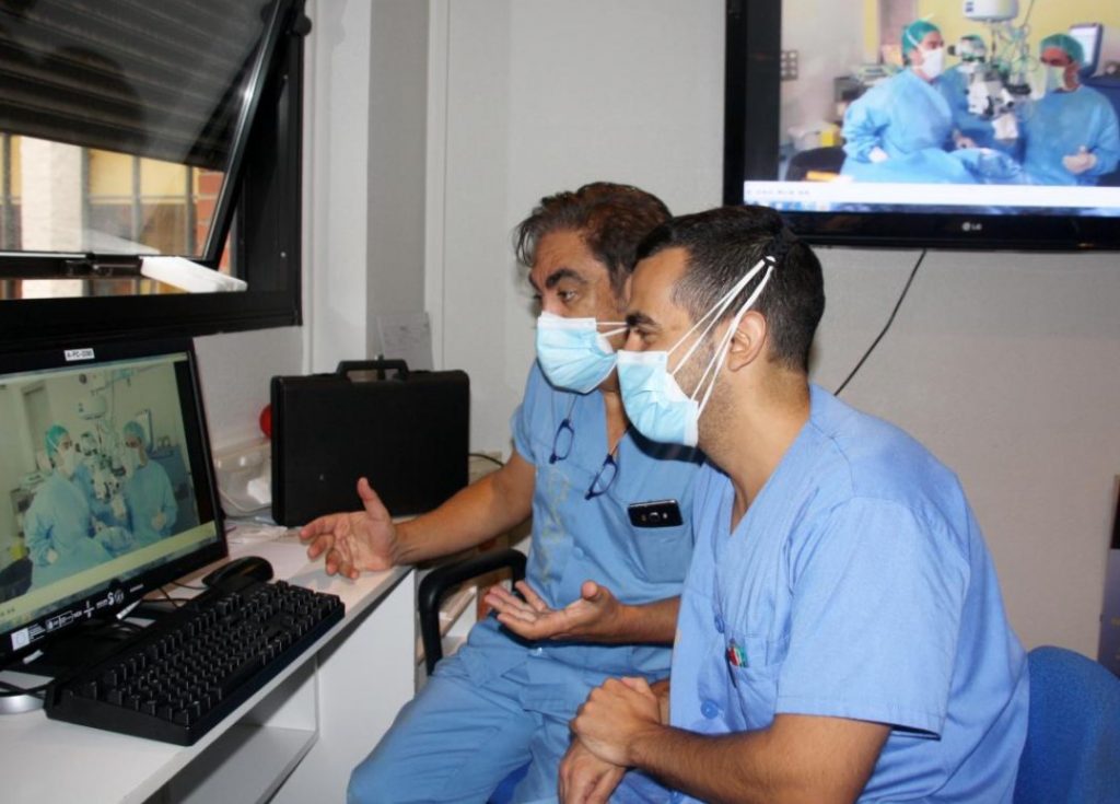 Oftalmología entrenamiento vídeo