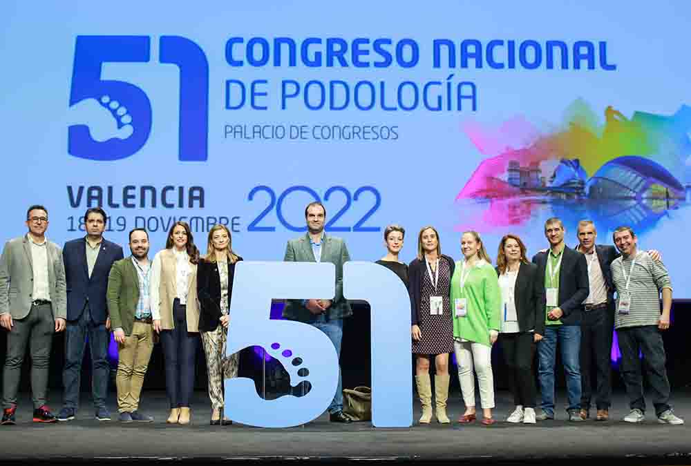 El 51º Congreso Nacional de Podología, que se ha celebrado en Valencia, ha sido el más numeroso en más de medio siglo. 